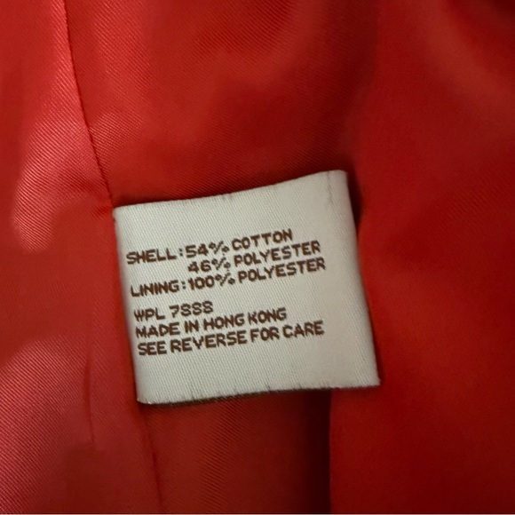 Michael Kors Bold Scarlet Double-Breasted Weather Resistant Trench with Belt - Picture 9 of 14